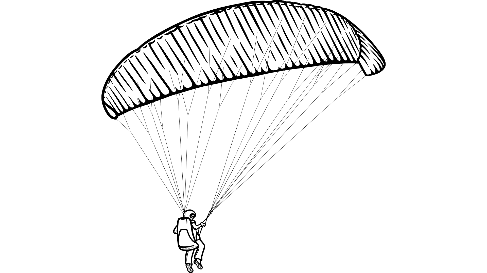 Paragliding Icon